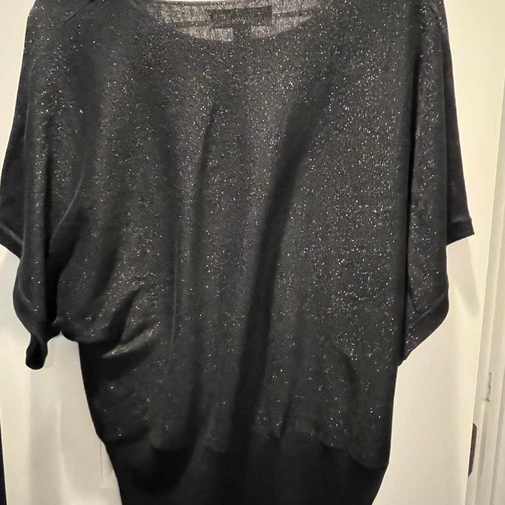 Michael Kors Black Glitter Top